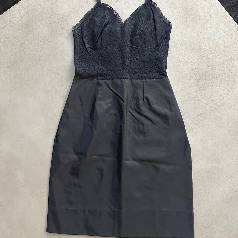 Vintage 60's Lace Petticoat, Black